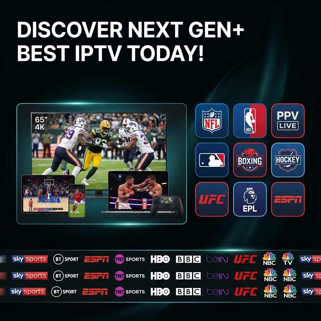 MoaTv Dashboard Preview â€” 4K IPTV Service USA